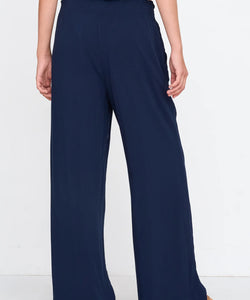 PITA WIDE LEG PANTS - NAVY