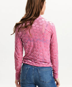 NUMPH | JOHANNA HIGH NECK - PINK FROSTING