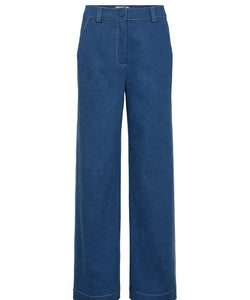 NÜMPH | ISADORA PANTS - DARK BLUE DENIM