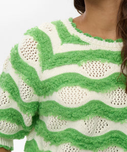 NÜMPH | KIRILLA PULLOVER - POISON GREEN