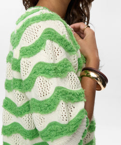 NÜMPH | KIRILLA PULLOVER - POISON GREEN