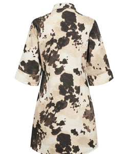 NÜMPH | IVY SHIRT DRESS - GRAY MORN