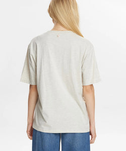 NÜMPH | WESTERN T-SHIRT - CREME MELANGE