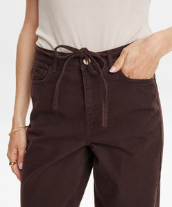 NÜMPH | BROOKLYN SOLID JEANS - BLACK COFFEE