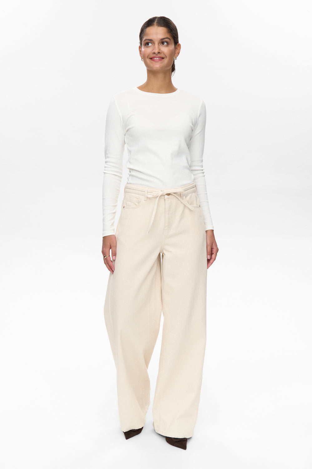 NÜMPH | BROOKLYN SOLID JEANS - NATURE