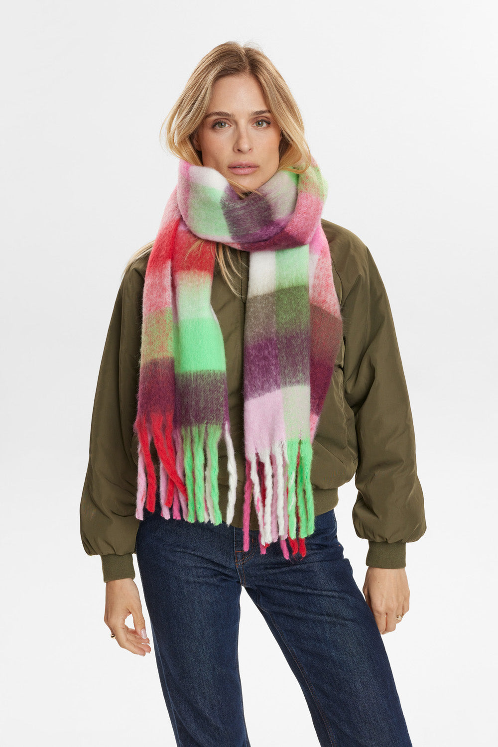 NUMPH | SASHA SCARF - FANDANGO PINK