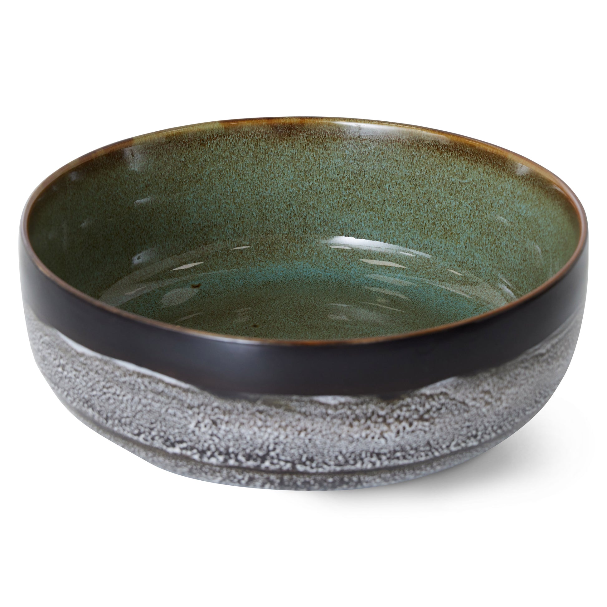 HKliving |70S CERAMICS SALAD BOWL - ROCK ON