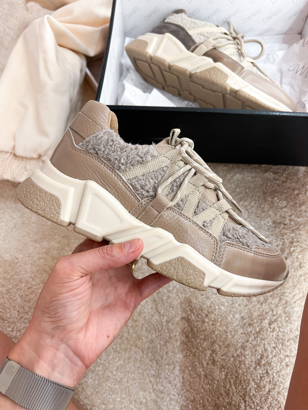 DWRS | SNEAKER LOS ANGELES TEDDY - TAUPE