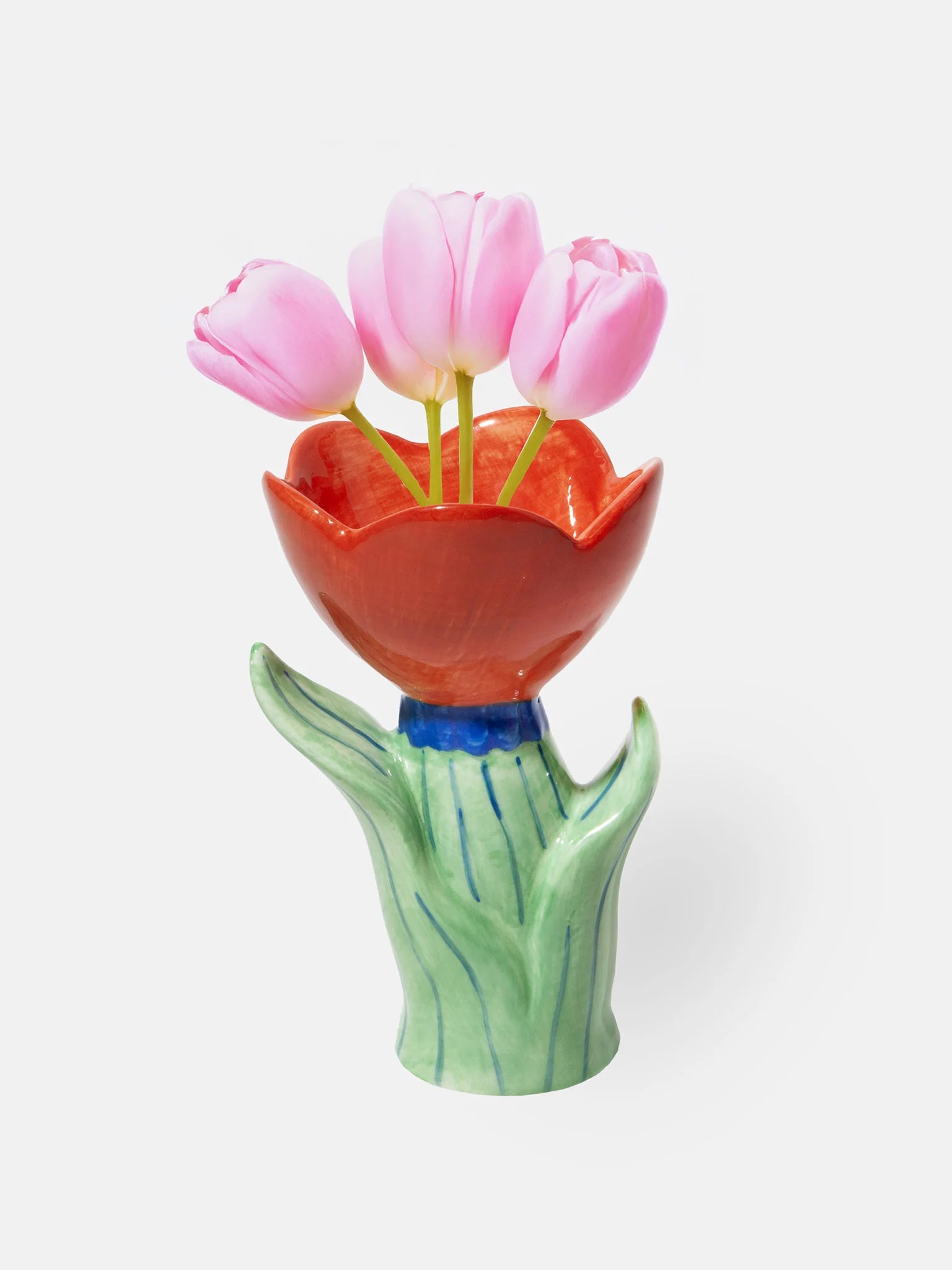 DOIY | VASE BLOOM SMALL - RED