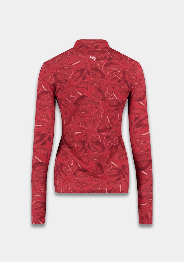 HARPER & YVE | JANE LS TOP - RUBY RED FLOWER