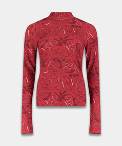 HARPER & YVE | JANE LS TOP - RUBY RED FLOWER