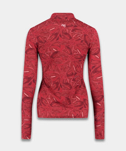 HARPER & YVE | JANE LS TOP - RUBY RED FLOWER