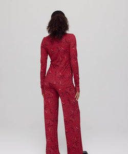 HARPER & YVE | JANE LS TOP - RUBY RED FLOWER