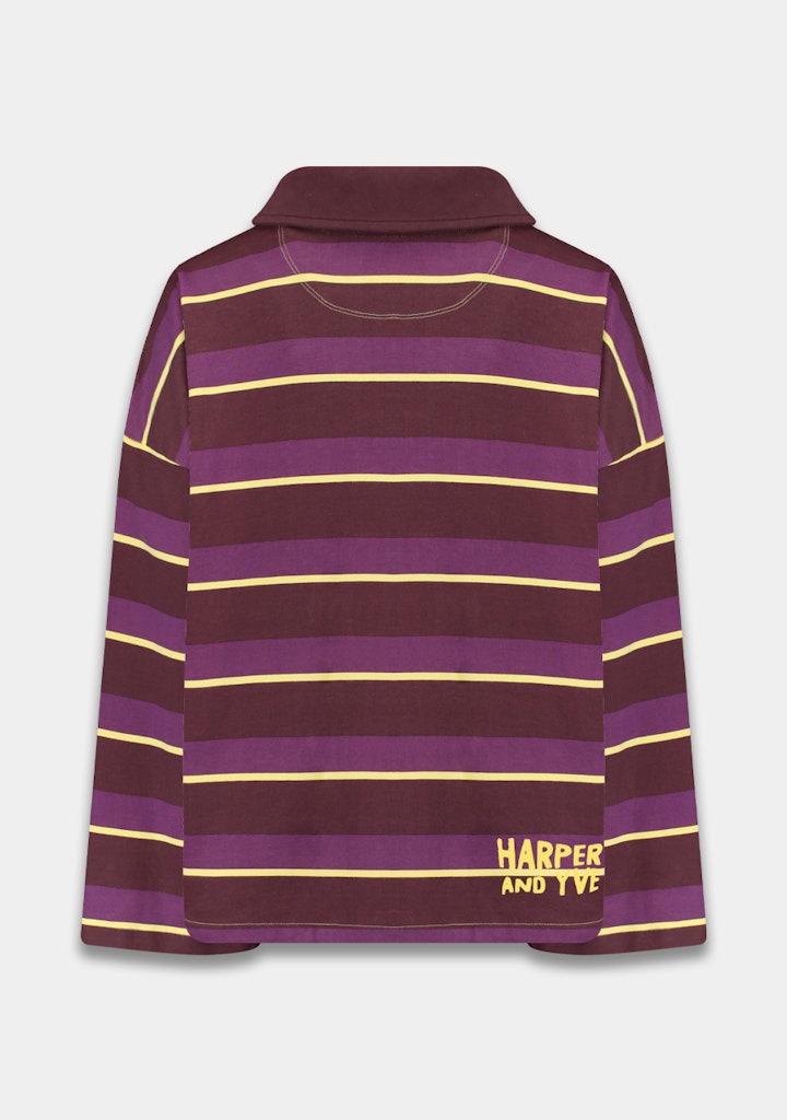 HARPER & YVE | POLLIE JUMPER - STRIPE PURPLE