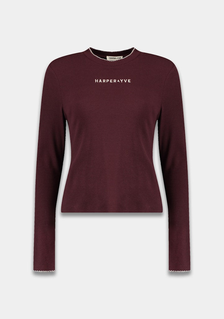 HARPER & YVE | CAMMY LS TOP - WINE BERRY