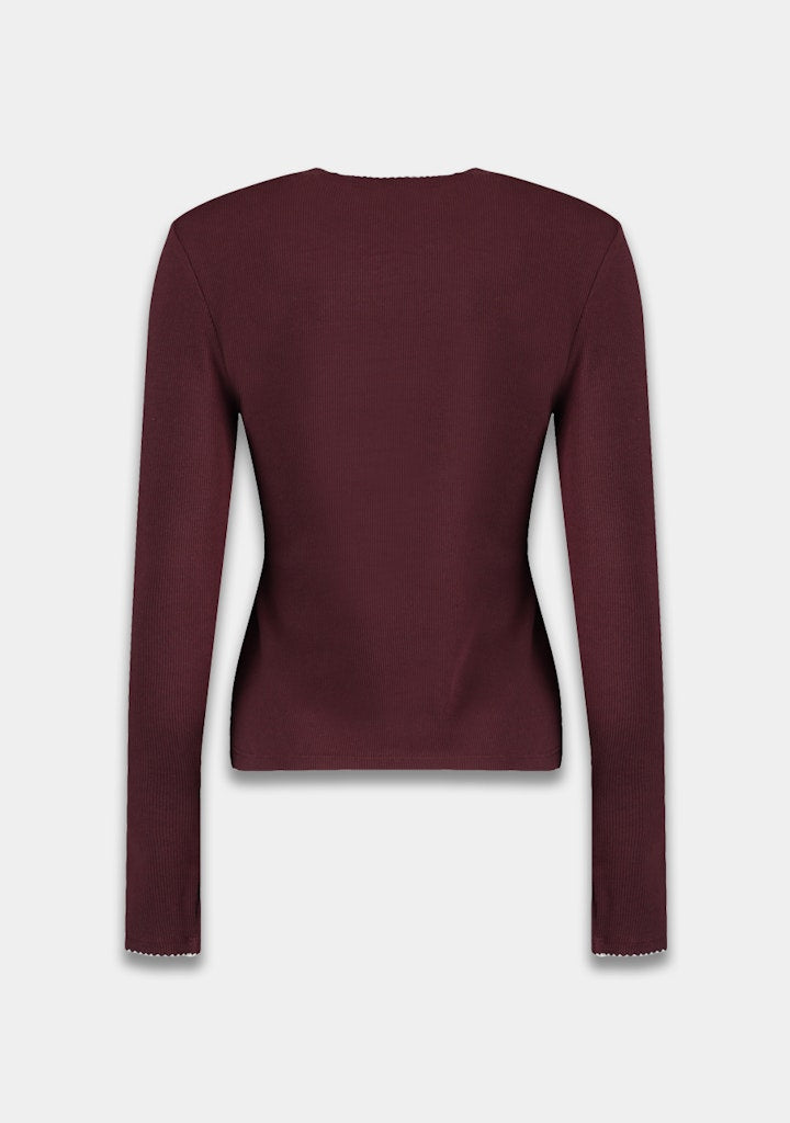 HARPER & YVE | CAMMY LS TOP - WINE BERRY