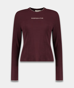 HARPER & YVE | CAMMY LS TOP - WINE BERRY
