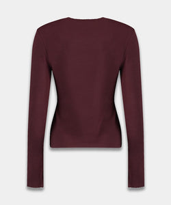 HARPER & YVE | CAMMY LS TOP - WINE BERRY