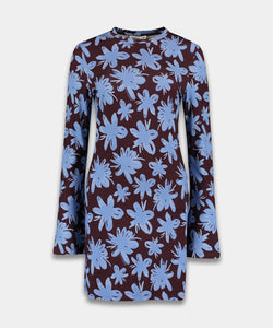 HARPER & YVE | JOLIE LS DRESS - BLUE BLOSSOM