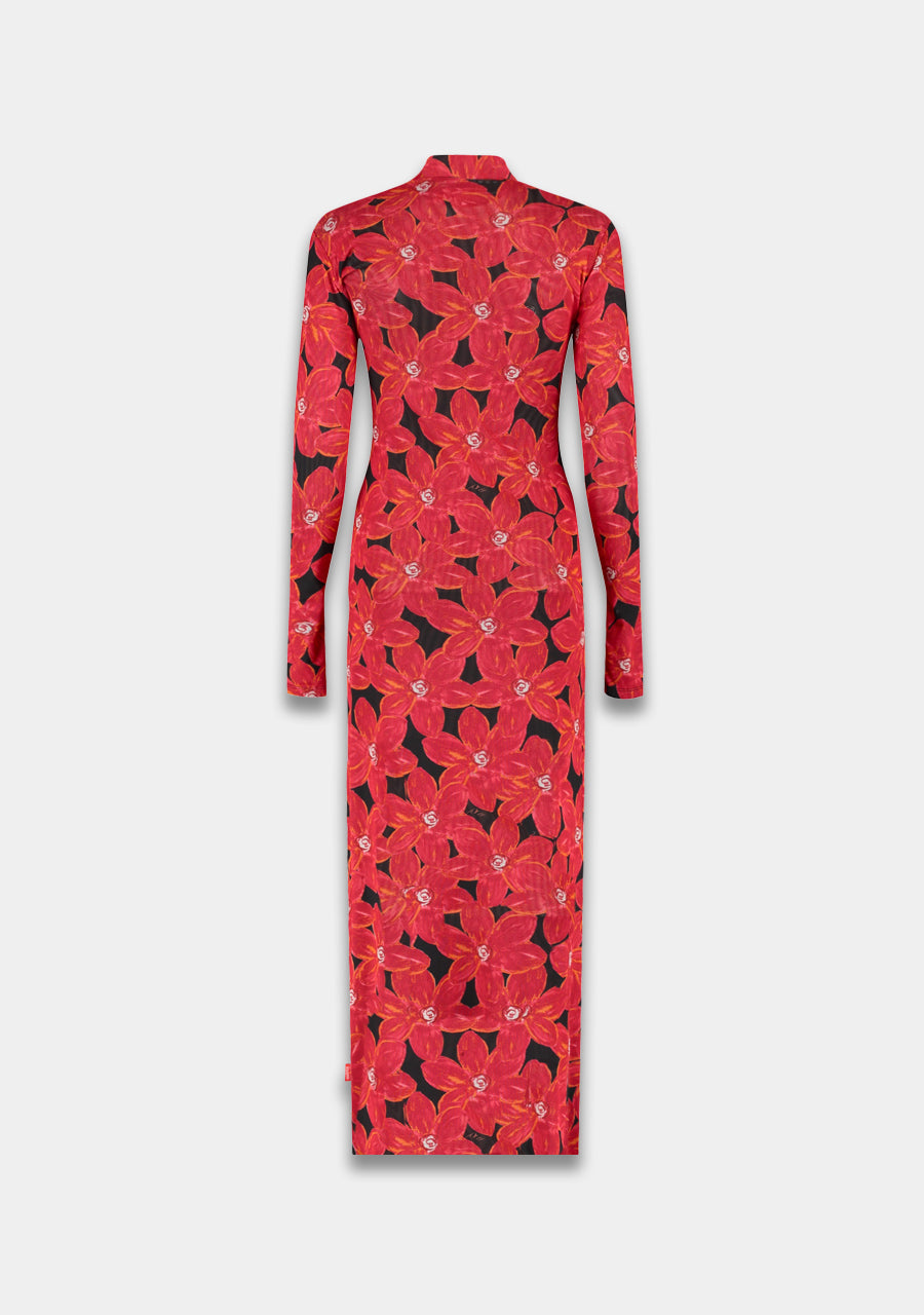 HARPER & YVE | JESSIE DRESS - SPICY RED FLOWER