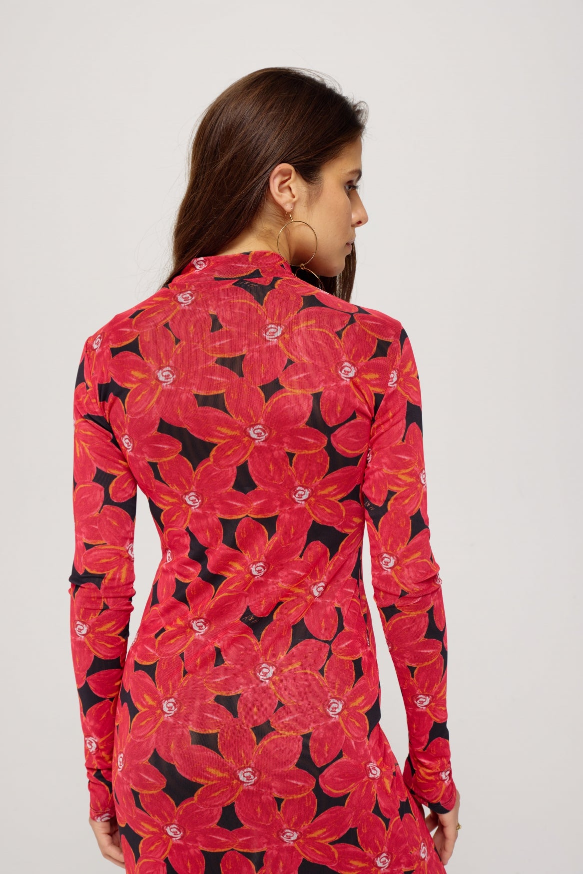 HARPER & YVE | JESSIE DRESS - SPICY RED FLOWER