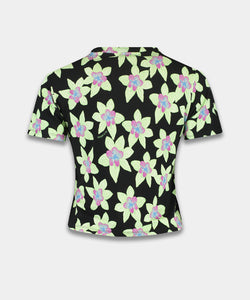 HARPER & YVE | JANE SS TOP - GREEN BLOSSOM