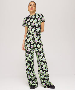 HARPER & YVE | JANE SS TOP - GREEN BLOSSOM