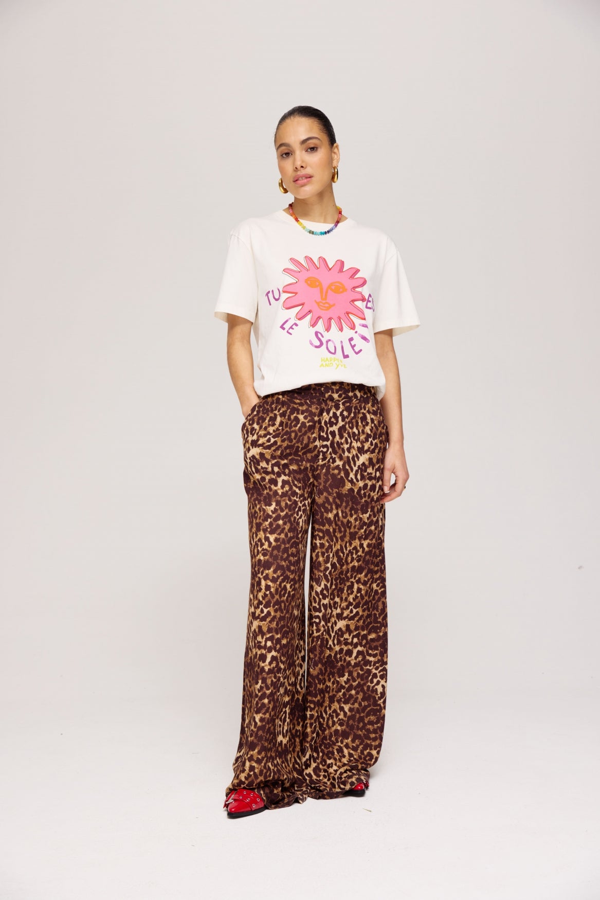 HARPER & YVE | LE SOLEIL SS TEE - ECRU