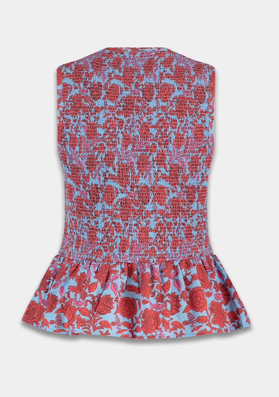 HARPER & YVE | CINDY SS VEST - FLIRTY FLOWER