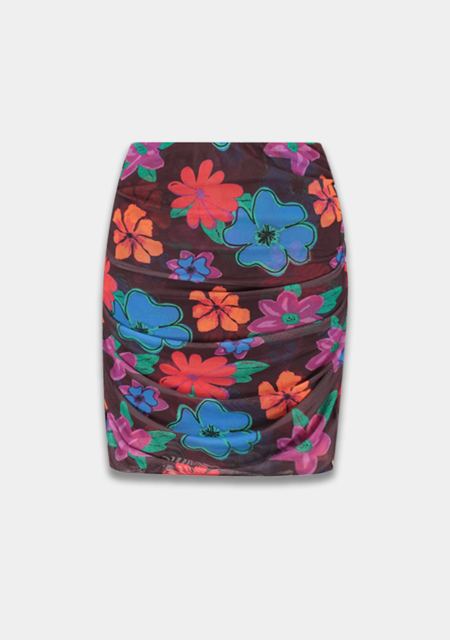 HARPER & YVE | BOWIE SKIRT - MYSTIC FLOWER