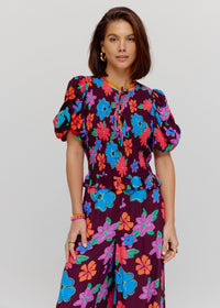 HARPER & YVE | ELIN SS TOP - MYSTIC FLOWER