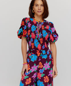 HARPER & YVE | ELIN SS TOP - MYSTIC FLOWER