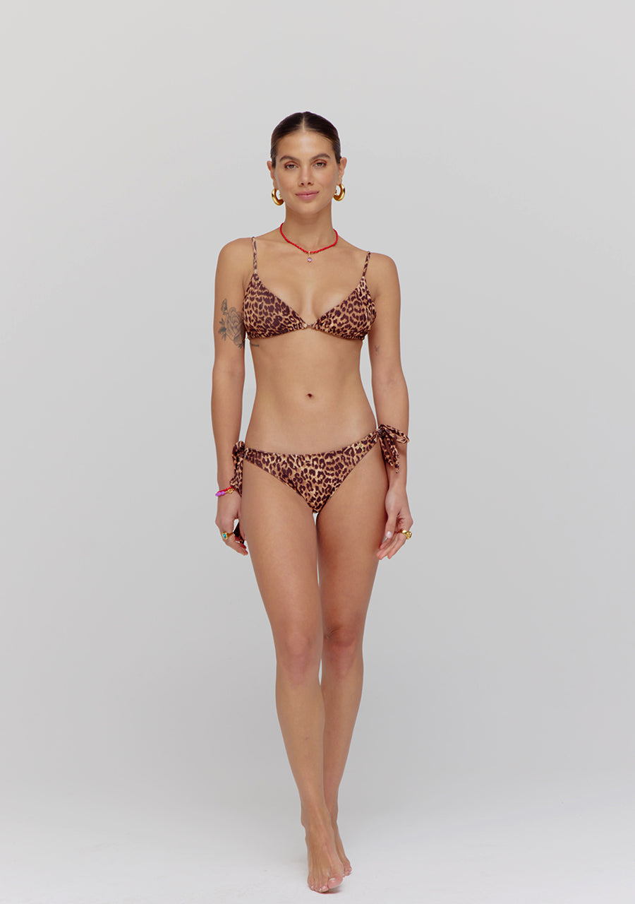 HARPER & YVE | LEXIE 2-WAYS BIKINI BOTTOM - LEXIE LEOPARD & MYSTIC FLOWER