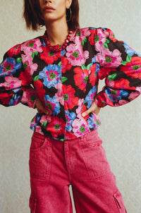 HARPER & YVE | CASSIE LS BLOUSE - MULTI FLOWER