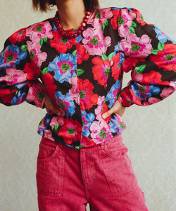 HARPER & YVE | CASSIE LS BLOUSE - MULTI FLOWER