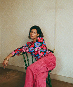HARPER & YVE | CASSIE LS BLOUSE - MULTI FLOWER