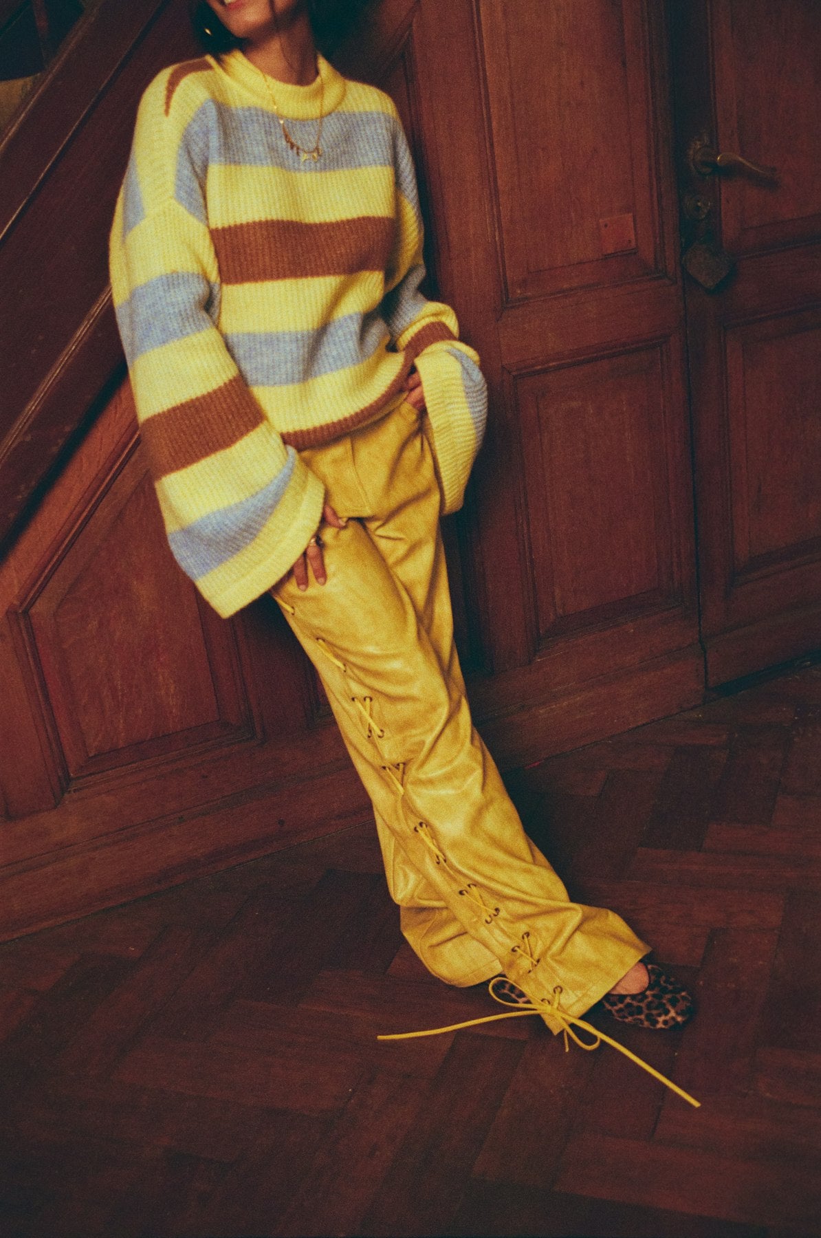 HARPER & YVE |  ALEX JUMPER - MULTI STRIPE YELLOW