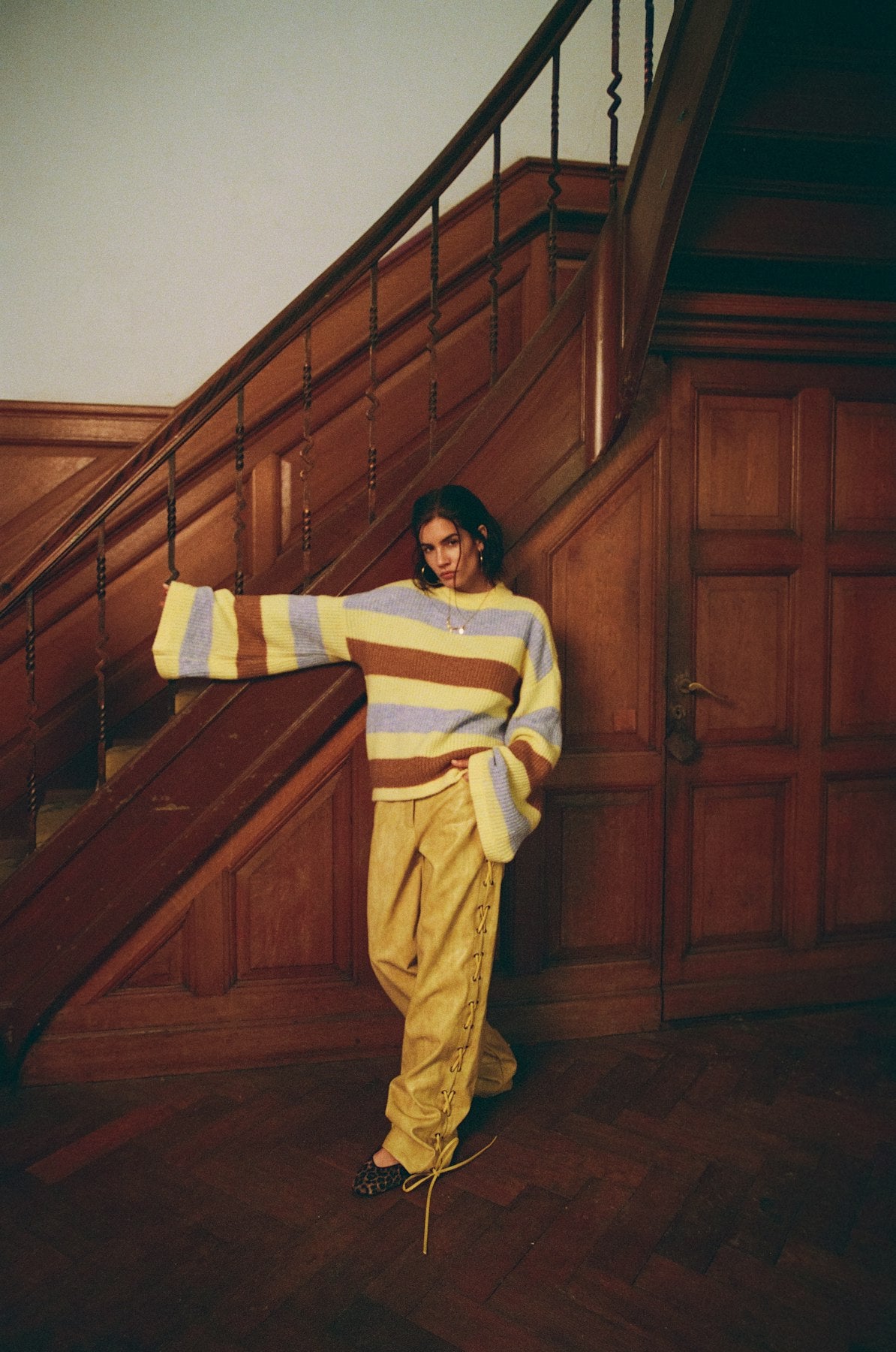 HARPER & YVE |  ALEX JUMPER - MULTI STRIPE YELLOW