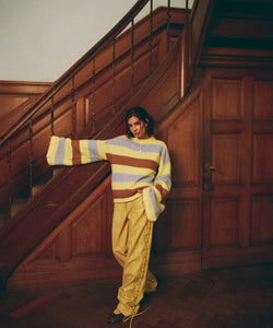 HARPER & YVE |  ALEX JUMPER - MULTI STRIPE YELLOW