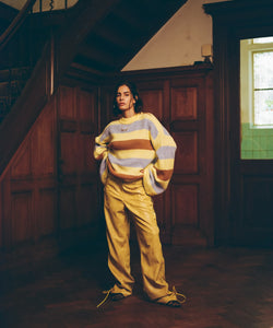 HARPER & YVE |  ALEX JUMPER - MULTI STRIPE YELLOW