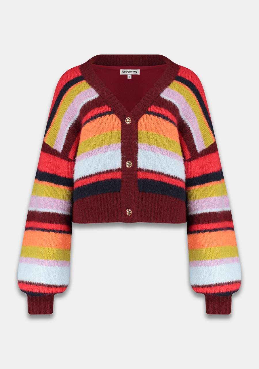 HARPER & YVE |  NOOR CARDIGAN - RACING RED