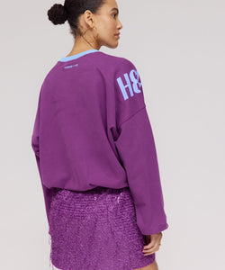 HARPER & YVE |  HOW WE PARTY SWEATER - PERFECT PURPLE