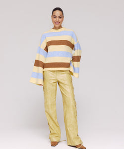 HARPER & YVE |  ALEX JUMPER - MULTI STRIPE YELLOW