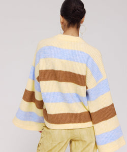 HARPER & YVE |  ALEX JUMPER - MULTI STRIPE YELLOW