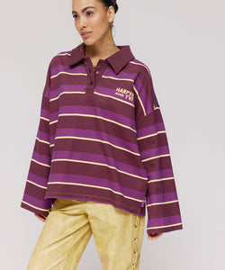 HARPER & YVE | POLLIE JUMPER - STRIPE PURPLE