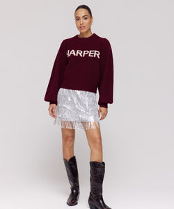 HARPER & YVE |  LYSANNE JUMPER - WINE BERRY