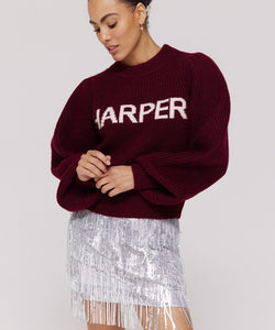 HARPER & YVE |  LYSANNE JUMPER - WINE BERRY