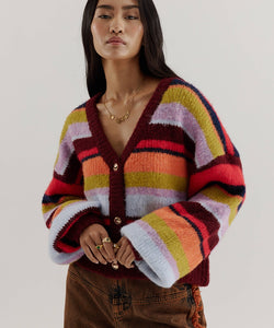 HARPER & YVE |  NOOR CARDIGAN - RACING RED
