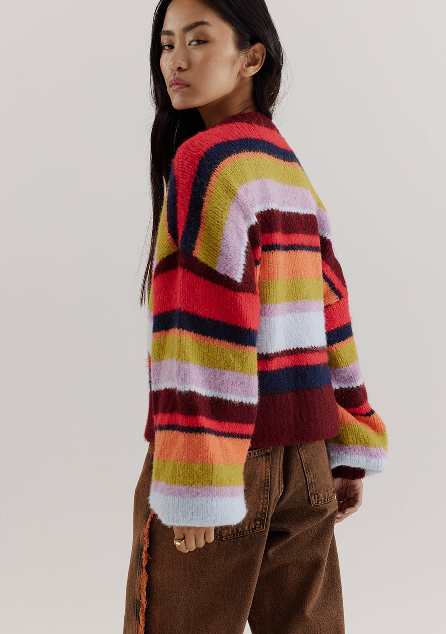 HARPER & YVE |  NOOR CARDIGAN - RACING RED