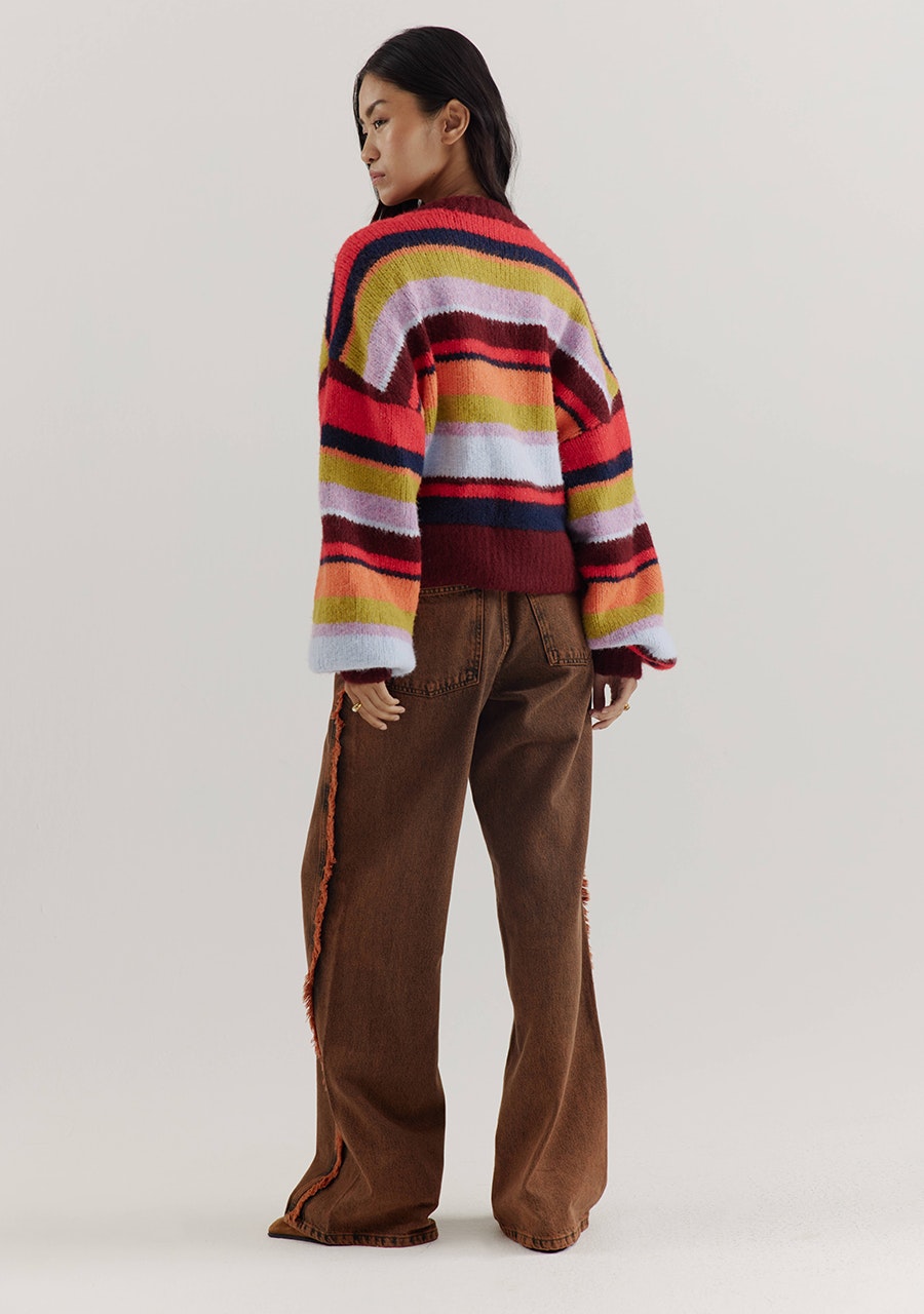 HARPER & YVE |  NOOR CARDIGAN - RACING RED